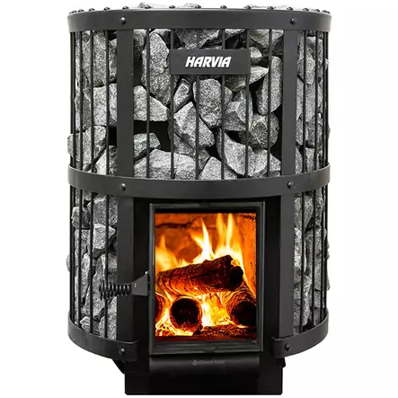 Harvia Legend 240 Greenflame Puukiuas - Puukiukaat - 6417659024853 - 2