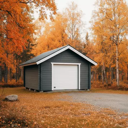 Autotalli AT22 Hirsitalli Nosto-Ovella - Hirsitallit ja Venevajat - 4100536 - 1