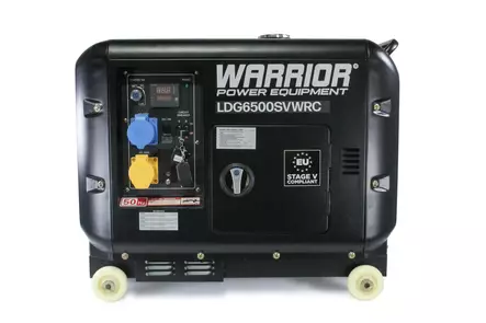 Dieselaggregaatti Warrior 6,25 kVa 1-V - Aggregaatit ja Lisätarvikkeet - 5060423985976 - 1