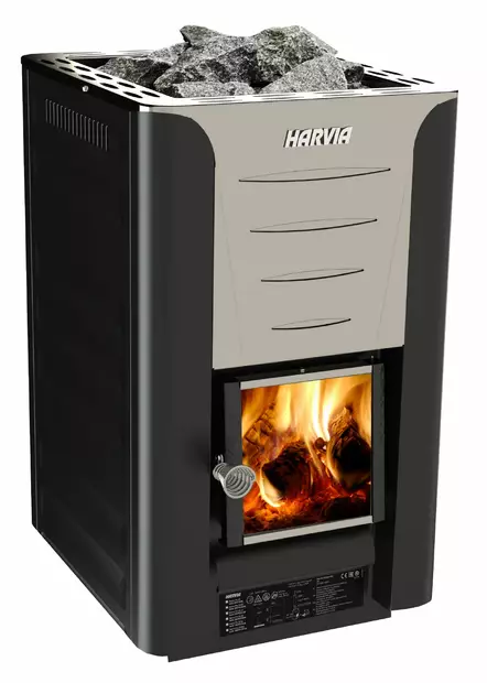 Harvia 20 Pro Puukiuas Grafiitin Musta - Puukiukaat - 300073350 - 2