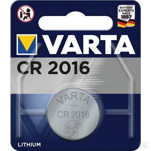 Knappcellsbatteri VARTA CR2016