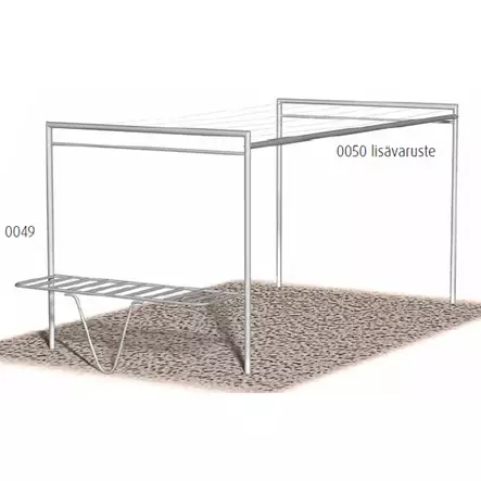 Tuuletusteline-Pyykinkuivausteline 2M - Tuuletus- ja Kuivaustelineet - 6417538000497 - 2