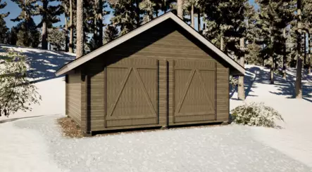 Hirsilato Suora XL Pihavarasto 20m2 - Hirsiladot ja Pihaladot - 41005067 - 2